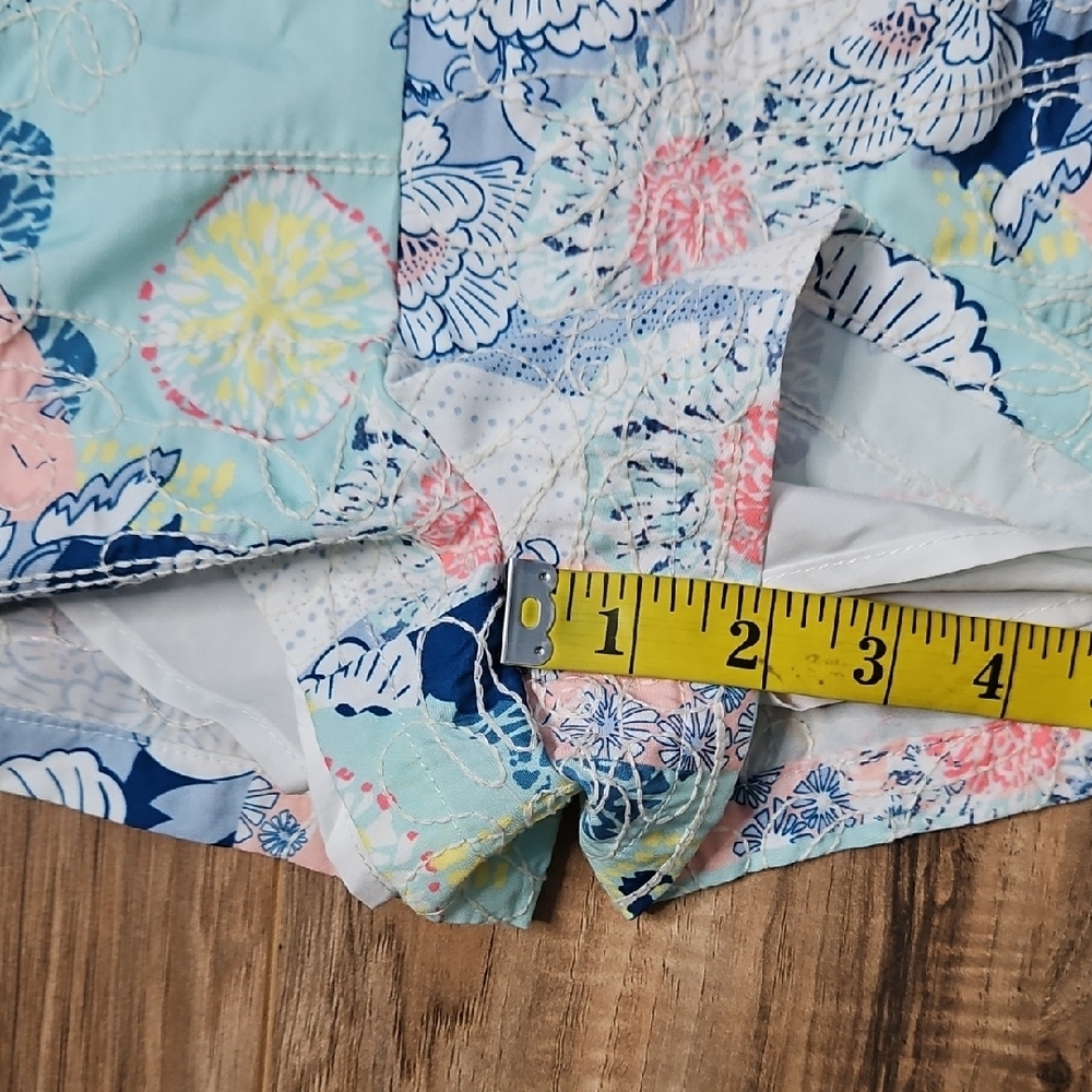 Pink Lily Pastel Floral Women's Shorts XL - Picture 8 of 11